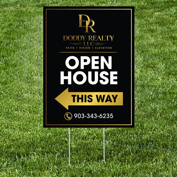 Open House Yard Sign(18x24) Thumbnail
