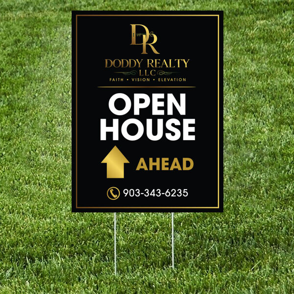 Open House Ahead Yard Sign(18x24) Thumbnail