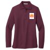 Women's Silk Touch Long Sleeve Polo Thumbnail