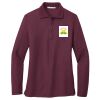 Women's Silk Touch Long Sleeve Polo Thumbnail