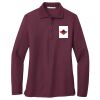 Women's Silk Touch Long Sleeve Polo Thumbnail