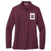 Women's Silk Touch Long Sleeve Polo Thumbnail