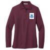 Women's Silk Touch Long Sleeve Polo Thumbnail