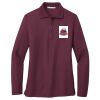 Women's Silk Touch Long Sleeve Polo Thumbnail