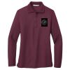 Women's Silk Touch Long Sleeve Polo Thumbnail