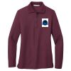 Women's Silk Touch Long Sleeve Polo Thumbnail