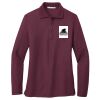 Women's Silk Touch Long Sleeve Polo Thumbnail