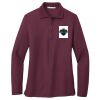 Women's Silk Touch Long Sleeve Polo Thumbnail