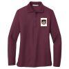 Women's Silk Touch Long Sleeve Polo Thumbnail