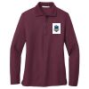 Women's Silk Touch Long Sleeve Polo Thumbnail
