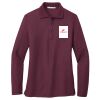 Women's Silk Touch Long Sleeve Polo Thumbnail