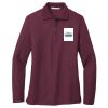 Women's Silk Touch Long Sleeve Polo Thumbnail