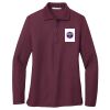 Women's Silk Touch Long Sleeve Polo Thumbnail