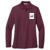 Women's Silk Touch Long Sleeve Polo Thumbnail