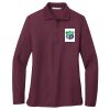 Women's Silk Touch Long Sleeve Polo Thumbnail