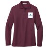 Women's Silk Touch Long Sleeve Polo Thumbnail